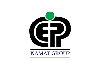 E P Kamat logo